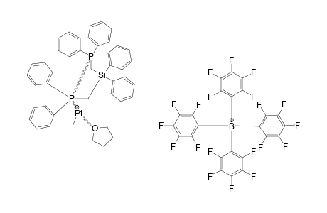 [(PH2SIP2)PT(ME)(THF)]-[B(C6F5)4]