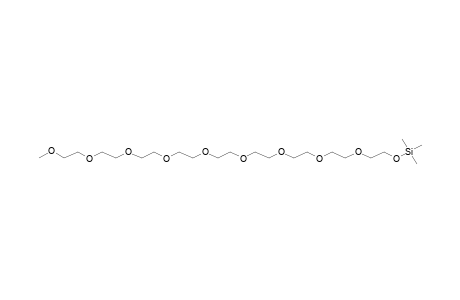 Methoxynonaethylene glycol, tms derivative