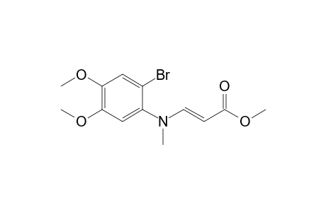 Methyl 3-[N-(2-Bromo-4,5-dimethyloxyphenyl)-N-methylamino]prop-2-enoate