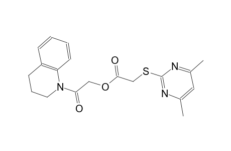 2-(3,4-dihydro-1(2H)-quinolinyl)-2-oxoethyl [(4,6-dimethyl-2-pyrimidinyl)sulfanyl]acetate