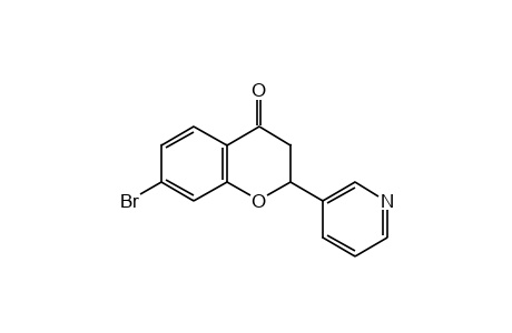 7-bromo-2-(3-pyridyl)-4-chromanone