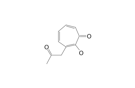 3-Acetonyl-2-hydroxy-2,4,6-cycloheptatrien-1-one