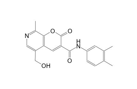 2H-pyrano[2,3-c]pyridine-3-carboxamide, N-(3,4-dimethylphenyl)-5-(hydroxymethyl)-8-methyl-2-oxo-