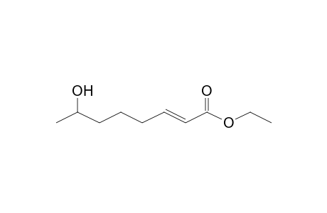 2-Octenoic acid, 7-hydroxy-, ethyl ester
