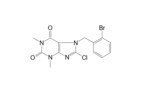 7-(2-bromobenzyl)-8-chloro-1,3-dimethyl-3,7-dihydro-1H-purine-2,6-dione