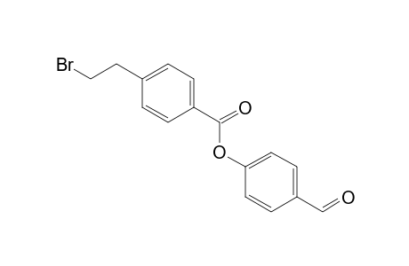 Benzoic acid, 4-(2-bromoethyl)-, 4-formylphenyl ester