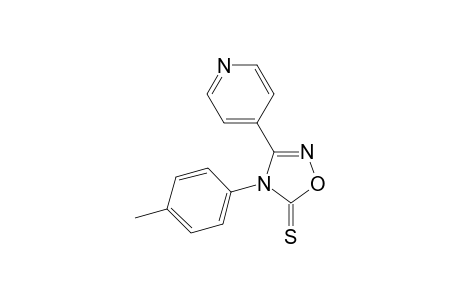 4-(4-METHYLPHENYL)-3-(4-PYRIDYL)-1,2,4-OXADIAZOLE-5(4H)-THIONE