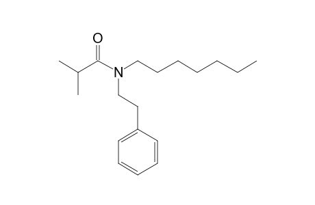 2-Methylpropanamide, N-(2-phenylethyl)-N-heptyl-