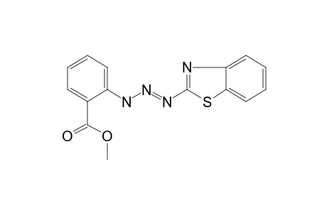 Methyl 2-[3-(2-benzothiazolyl)-2-triazeno]benzoate