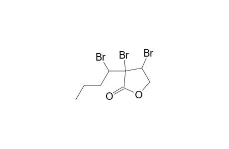 3,4-Dibromo-3-(1-bromobutyl)-4,5-dihydro-3H-furan-2-one