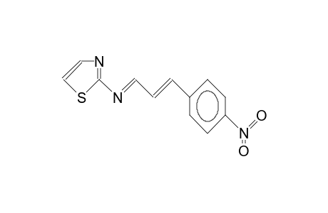 N-(3-[4-Nitro-phenyl]-2-propen-1-ylidene)-2-thiazoleamine