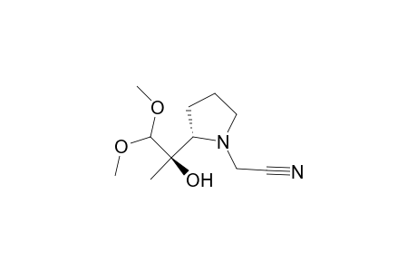 (2S)-N-(Cyanomethyl)-2-[(R)-1-(dimethoxymethyl)-1-hydroxyethyl]pyrrolidine