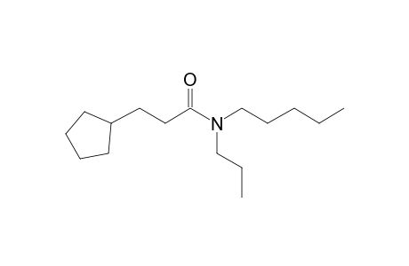 Propionamide, 3-cyclopentyl-N-propyl-N-pentyl-