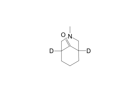 3-Methyl-9-oxo-3-azabicyclo(3.3.1)nonane-1,5-D2