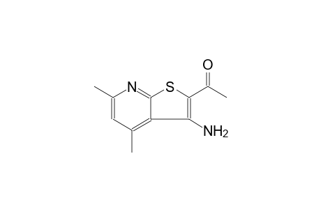 3-amino-4,6-dimethylthieno[2,3-b]pyridin-2-yl methyl ketone