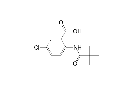 5-Chloro-2-[(2,2-dimethylpropanoyl)amino]benzoic acid