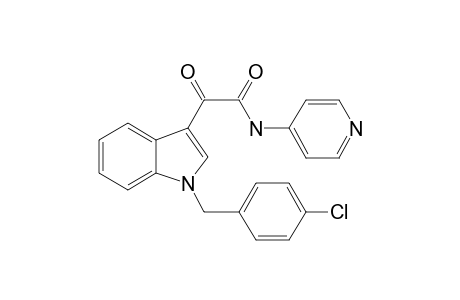 1H-Indole-3-acetamide, 1-[(4-chlorophenyl)methyl]-.alpha.-oxo-N-(4-pyridinyl)-