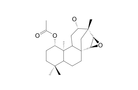 ENT-1-BETA-ACETOXY-15-ALPHA,16-ALPHA-EPOXY-12-BETA-HYDROXYBEYERANE