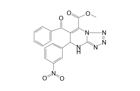 6-Benzoyl-5-(3-nitro-phenyl)-4,5-dihydro-tetrazolo[1,5-a]pyrimidine-7-carboxylic acid methyl ester