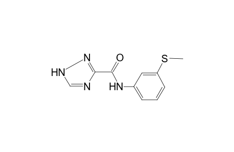1H-1,2,4-triazole-3-carboxamide, N-[3-(methylthio)phenyl]-