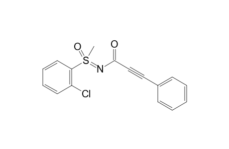 N-[(2-Chlorophenyl)(methyl)(oxo)-lamda6-sulfaneylidene]-3-phenylpropiolamide