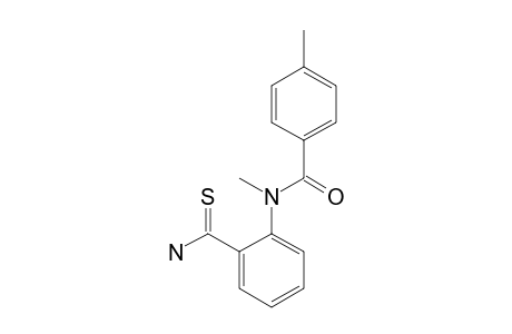 2-(4-METHYLBENZOYLMETHYLAMINO)-THIOBENZAMIDE