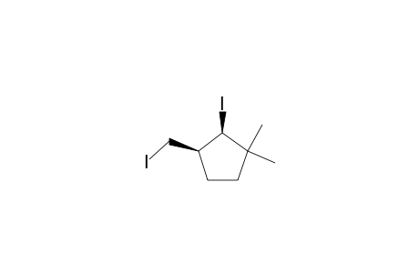 cis-2-Iodo-3-(iodomethyl)-1,1-dimethylcyclopentane