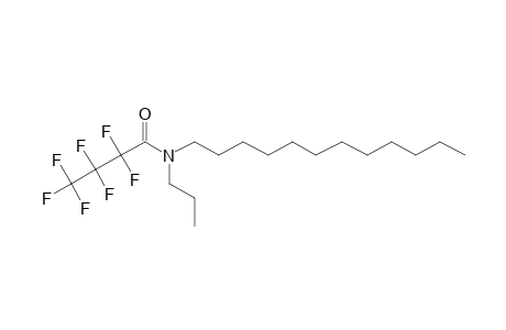 Heptafluorobutyramide, N-propyl-N-dodecyl-