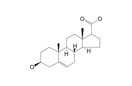 3.beta.-Hydroxy-5-androsten-17-carboxylic acid