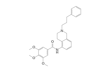 N-[2-(3-phenylpropyl)-1,2,3,4-tetrahydro-5-isoquinolyl]-3,4,5-trimethoxybenzamide