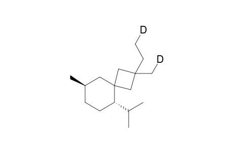 (5S,8R)-2-Ethyl-5-isopropyl-2,8-dimethylspiro[3.5]nonane-d2