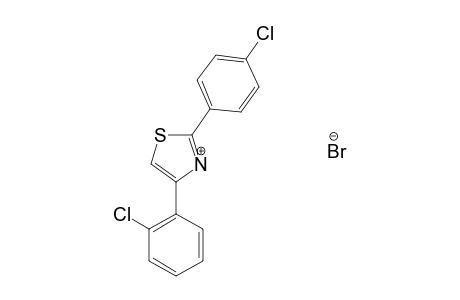 4-(o-chlorophenyl)-2-(p-chlorophenyl)thiazole, hydrobromide