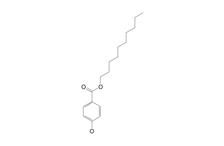 p-hydroxybenzoic acid, decyl ester