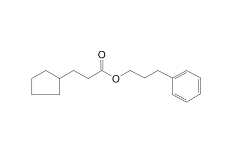 3-Cyclopentylpropionic acid, 3-phenylpropyl ester