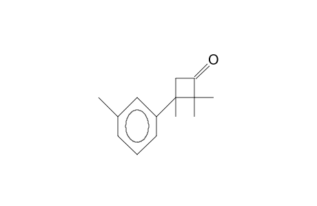 2,2,3-Trimethyl-3-(3-tolyl)-cyclobutanone