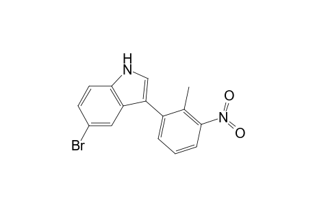 5-Bromo-3-(2-methyl-3-nitrophenyl)-1H-indole