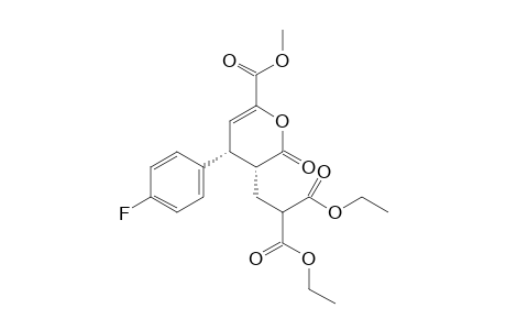 Diethyl 2-(((3R,4R)-4-(4-fluorophenyl)-6-(methoxycarbonyl)-2-oxo-3,4-dihydro-2H-pyran-3-yl)methyl)malonate