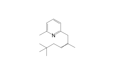 2-Methyl-6-(2,5,5-trimethylhex-2-enyl)pyridine