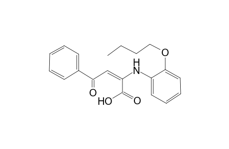 (E)-2-(2-butoxyanilino)-4-keto-4-phenyl-but-2-enoic acid