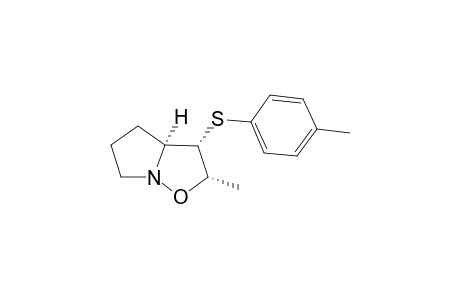 4-p-Tolylsulfinyl-3-methylpyrrolidino[1,2-b]isoxazolidine isomer