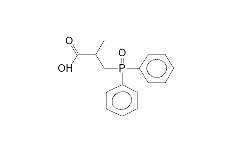 2-Methyl-3-diphenylphosphinylpropanoic acid