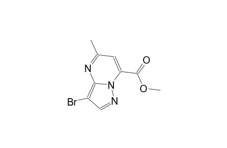 pyrazolo[1,5-a]pyrimidine-7-carboxylic acid, 3-bromo-5-methyl-, methyl ester