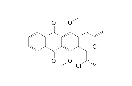 2,3-bis(2'-chloroprop-2'-enyl)-1,4-dimethoxyanthraquinone