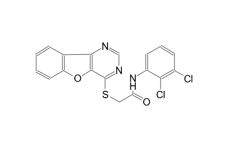 2-([1]benzofuro[3,2-d]pyrimidin-4-ylsulfanyl)-N-(2,3-dichlorophenyl)acetamide