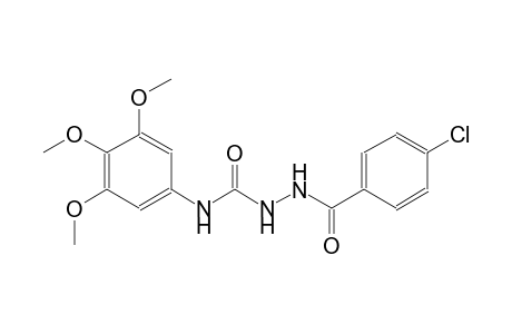 1-(p-chlorobenzoyl)-4-(3,4,5-trimethoxyphenyl)semicarbazide
