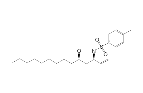 N-((3R*,5R*)-5-Hydroxytetradec-1-en-3-yl)-4-methylbenzenesulfonamide