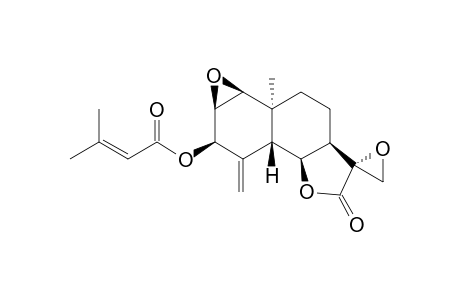 1-BETA,2-BETA;11-ALPHA,13-DIEPOXY-3-BETA-SENECIOYLOXY-5-BETA-H,6-ALPHA-H,7-ALPHA-H,10-ALPHA-ME-EUDESM-4-(15)-EN-6,12-OLIDE