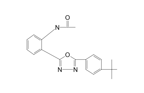 2'-[5-(p-butylphenyl)-1,3,4-oxadiazol-2-yl]acetanilide