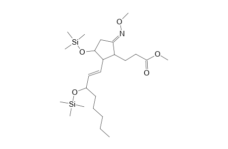 3-[(5E)-5-methoxyimino-3-trimethylsilyloxy-2-[(E)-3-trimethylsilyloxyoct-1-enyl]cyclopentyl]propanoic acid methyl ester