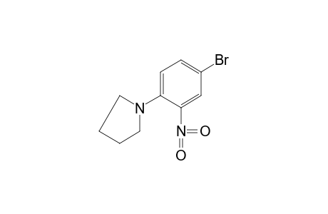 1-(4-bromo-2-nitrophenyl)pyrrolidine